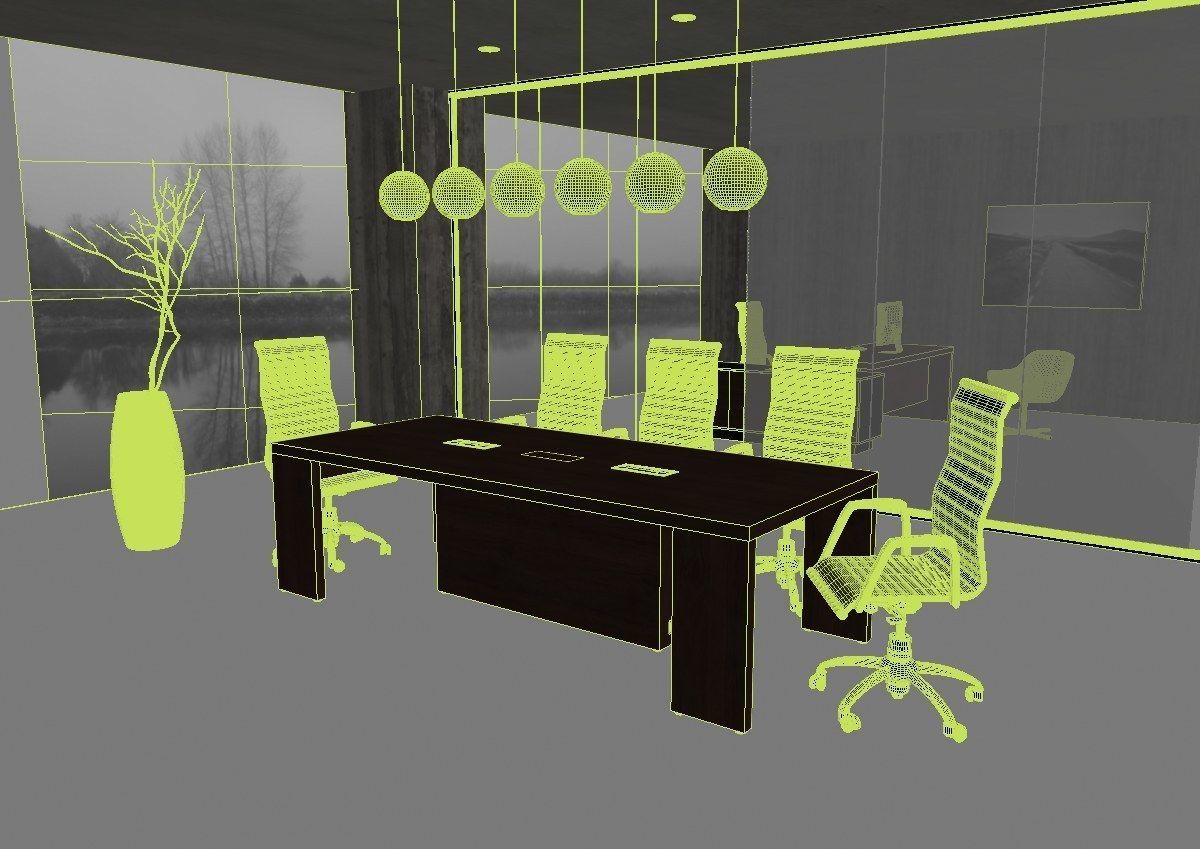 meeting room cd866 a03 3D model_33