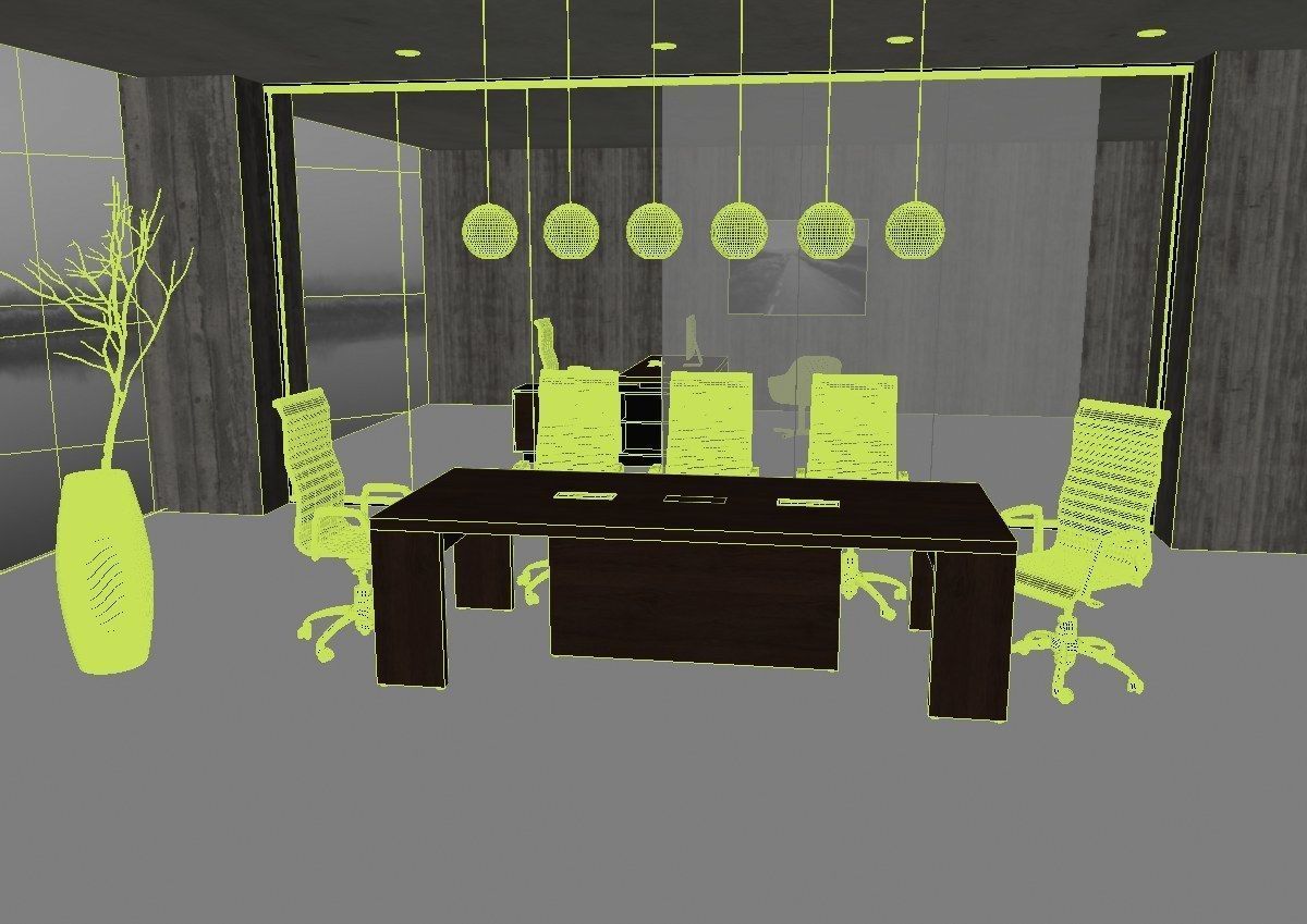 meeting room cd866 a03 3D model_42