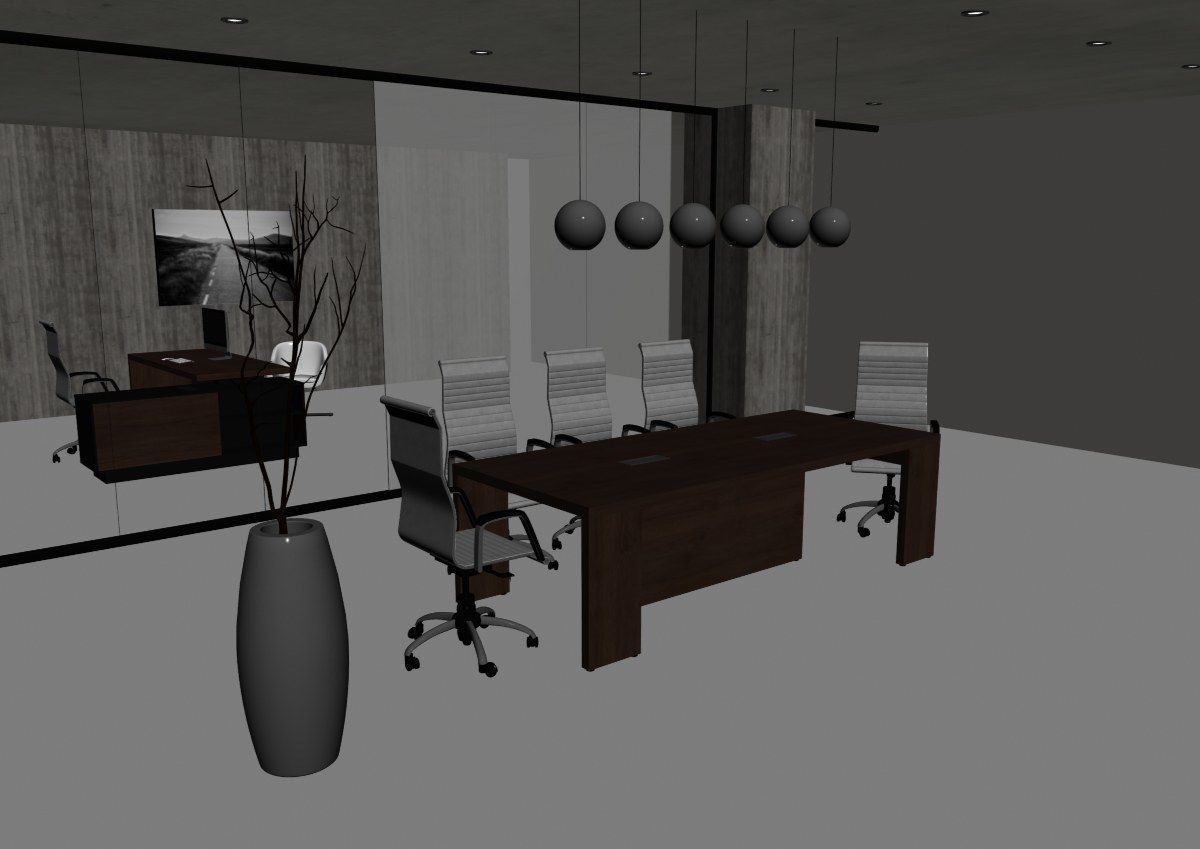 meeting room cd866 a03 3D model_22