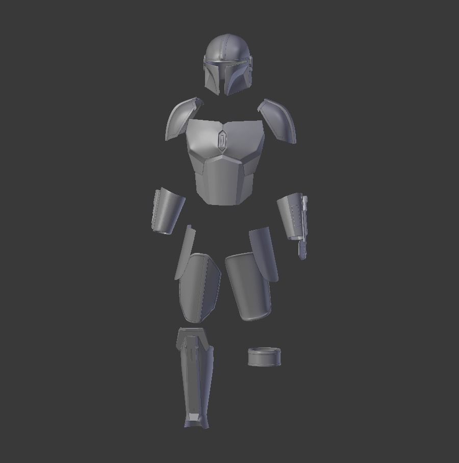 The Mandalorian Season 2 2019 armor for 3D print 3D print model_1