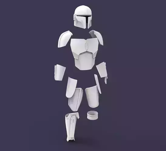 The Mandalorian Season 2 2019 armor for 3D print 3D print model