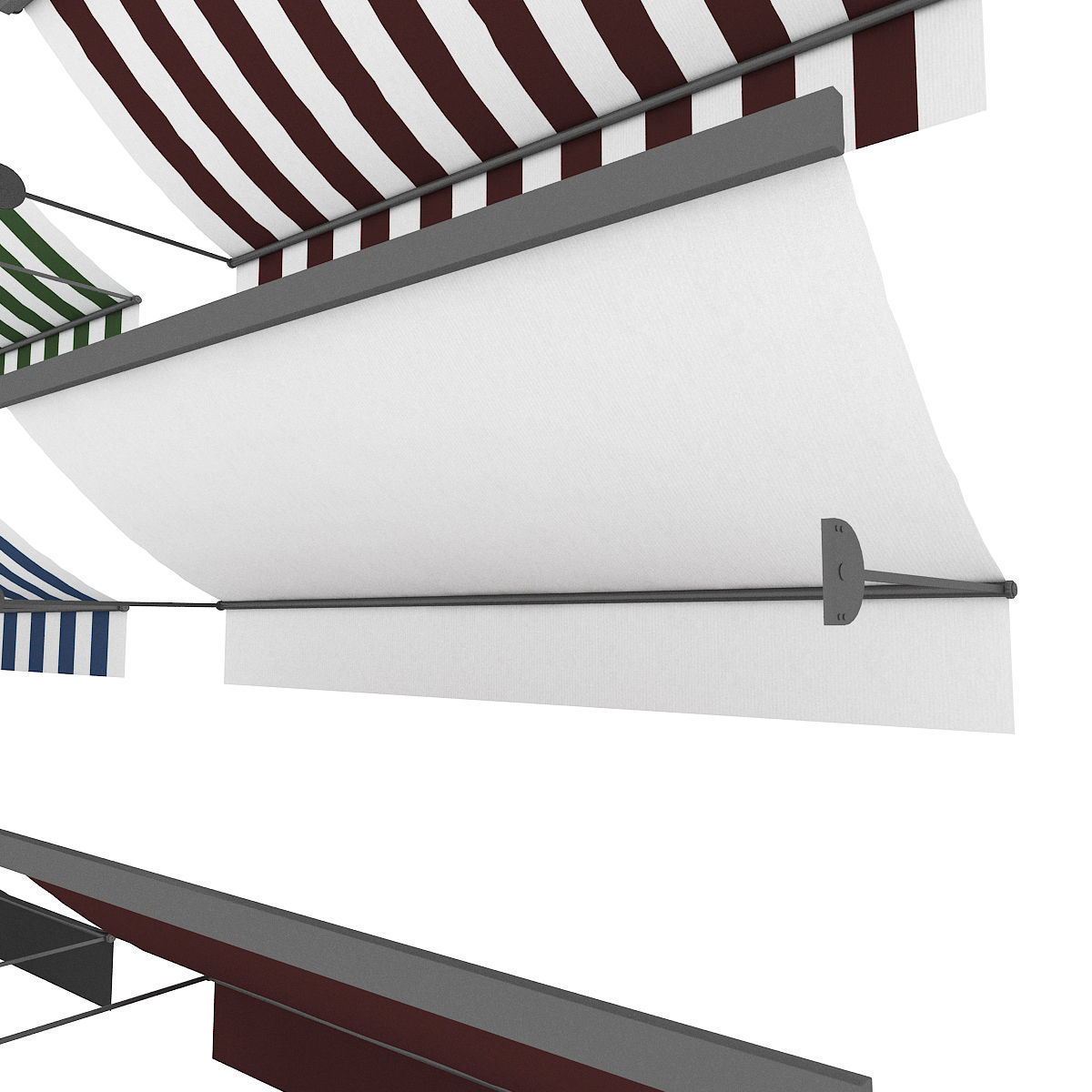 Awning Models Low-poly 3D model_18