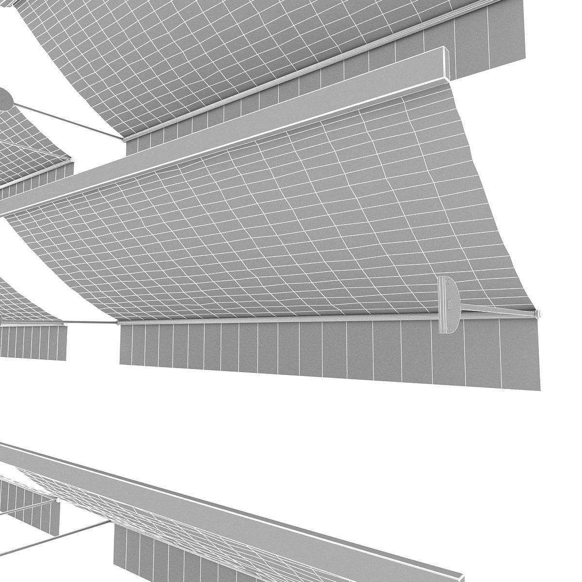 Awning Models Low-poly 3D model_7