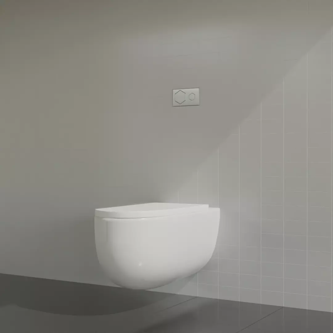 Modern water closet Free 3D model_0