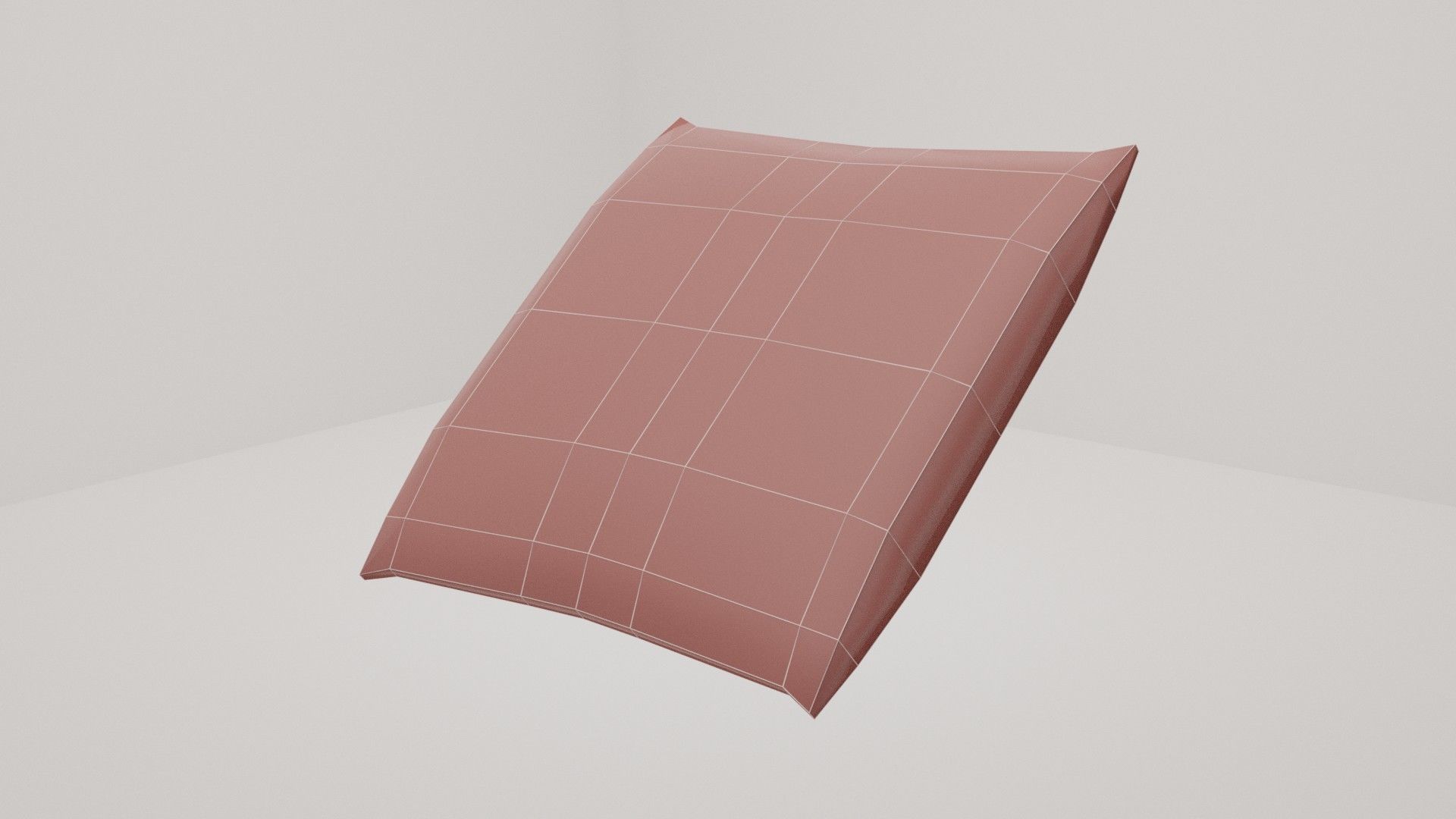 Low-poly Sofa sectional pillows Free low-poly 3D model_3