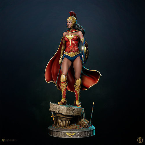 Warrior Wonder Woman 3D print model