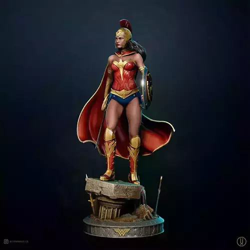 Warrior Wonder Woman 3D print model