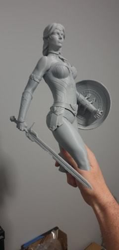 Warrior Wonder Woman 3D print model_30