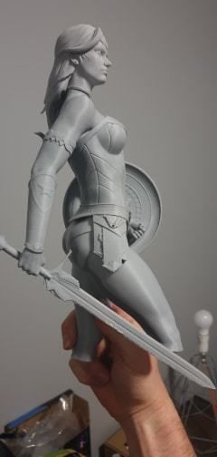 Warrior Wonder Woman 3D print model_29