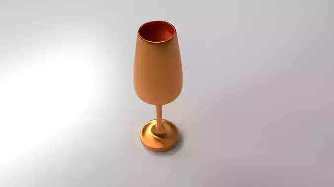 Copper Goblet with Liquid