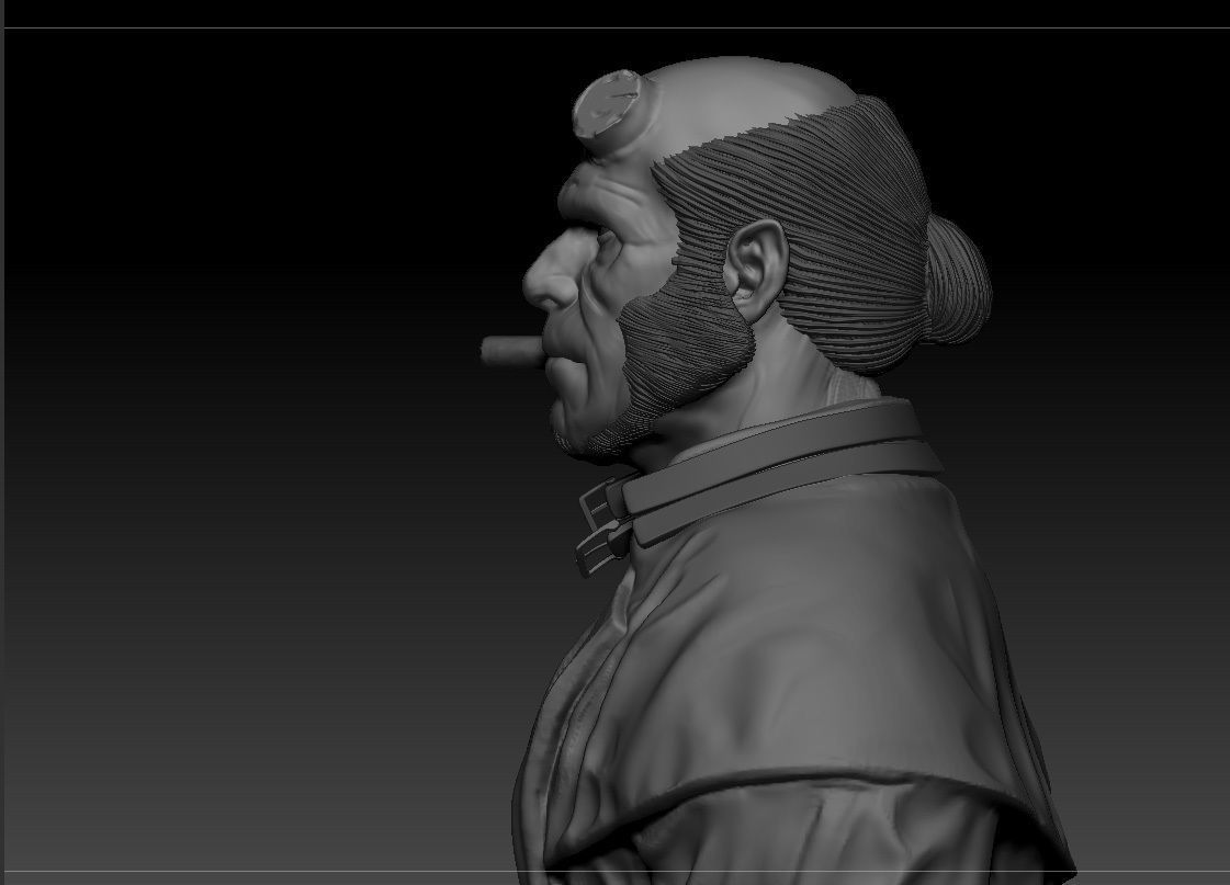 Ron Pearlman - Hellboy - Guillermo Del Toro s Hellboy 3D print model_5