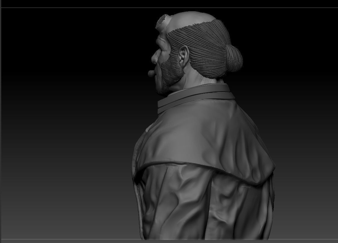 Ron Pearlman - Hellboy - Guillermo Del Toro s Hellboy 3D print model_6