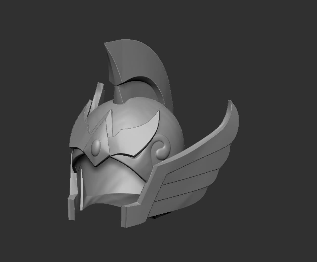 HI-DEF HELMET SAINT SEIYA LAMB ARIES MU - SPLIT VER- 3D print model_7