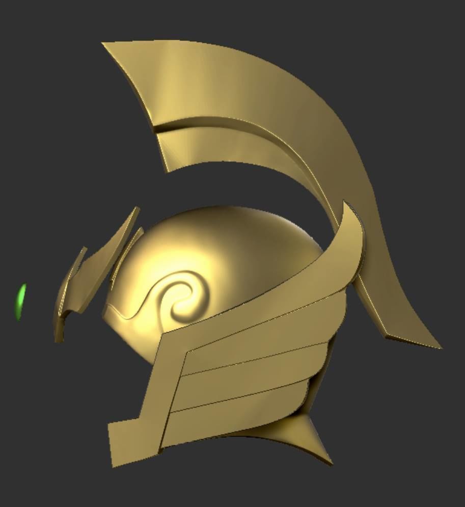 HI-DEF HELMET SAINT SEIYA LAMB ARIES MU - SPLIT VER- 3D print model_4