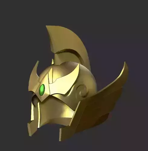 HI-DEF HELMET SAINT SEIYA LAMB ARIES MU - SPLIT VER- 3D print model