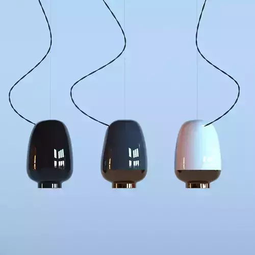 cattelan light Low-poly 3D model