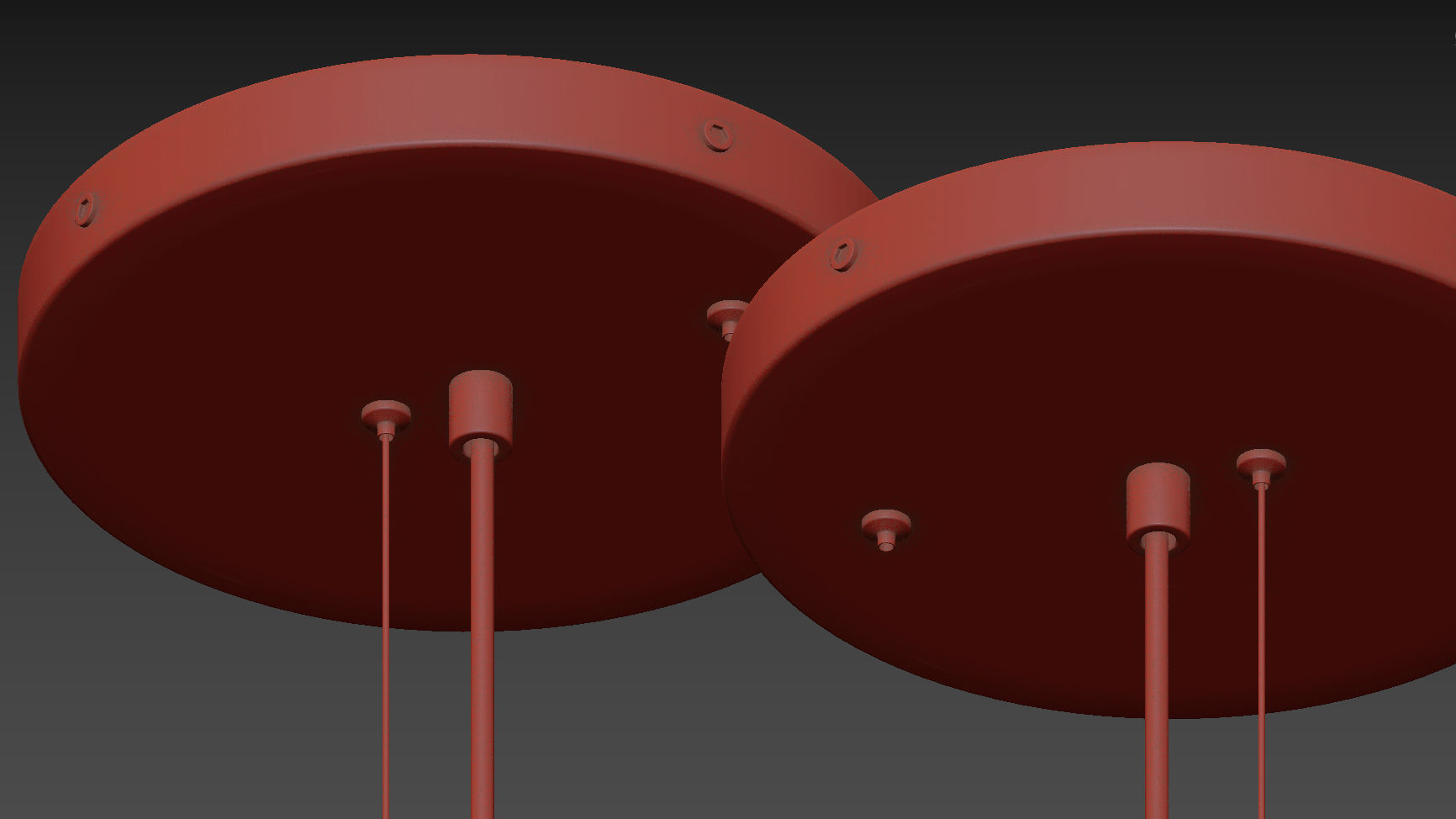 GLASS DROP PENDANT LIGHT DIESEL WITH FOSCARNI 3D model_1