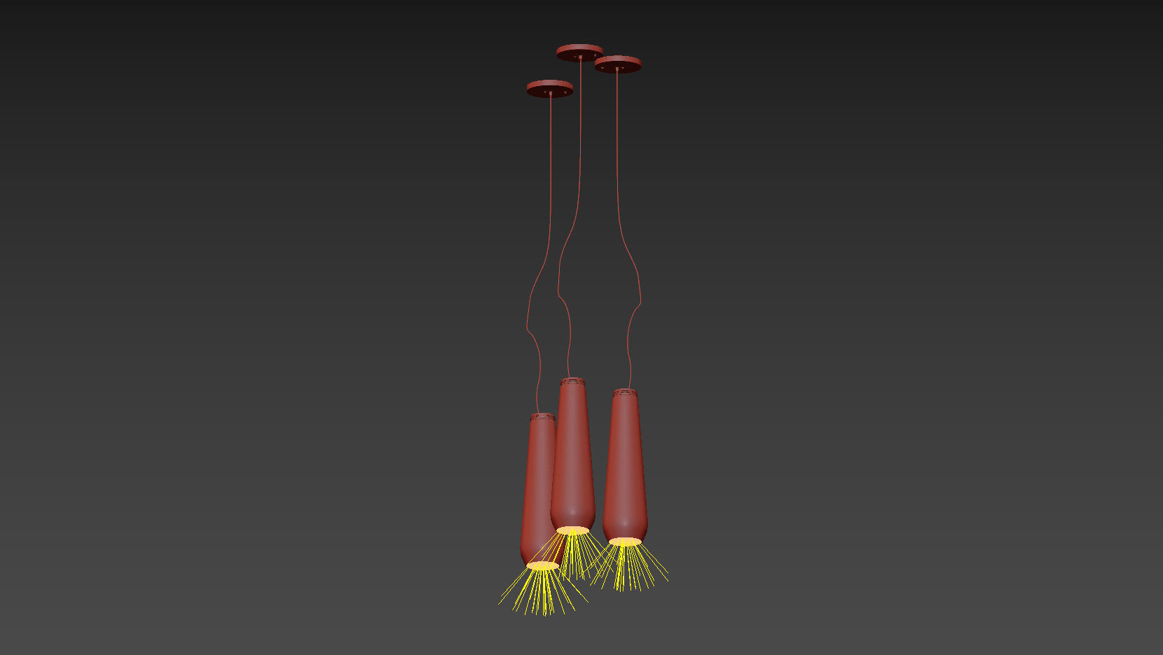 GLASS DROP PENDANT LIGHT DIESEL WITH FOSCARNI 3D model_7