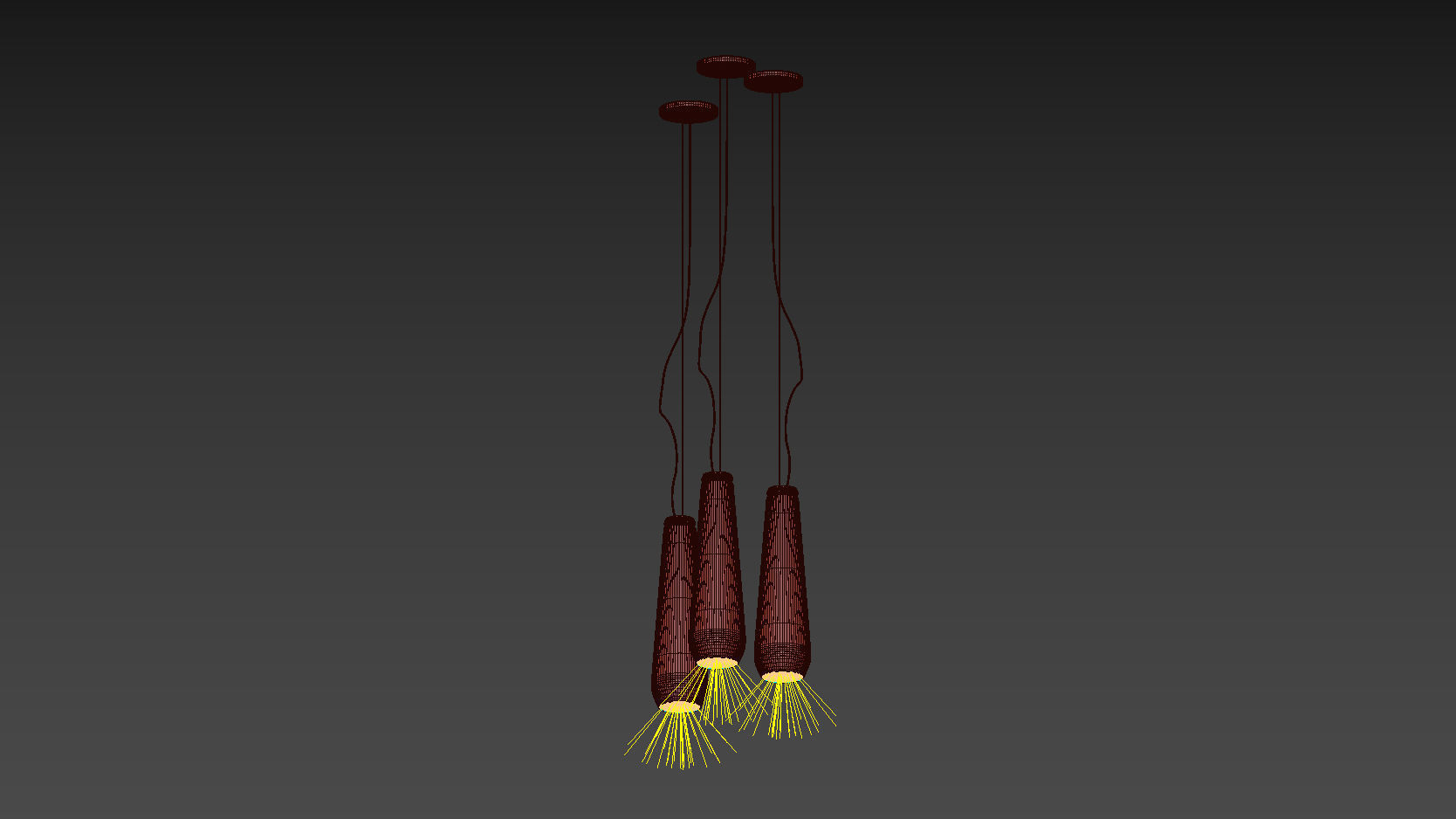 GLASS DROP PENDANT LIGHT DIESEL WITH FOSCARNI 3D model_6