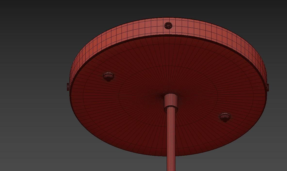 LEE BROOM CHAMBER PENDANT LIGHT LARGE and SMALL 3D model_4