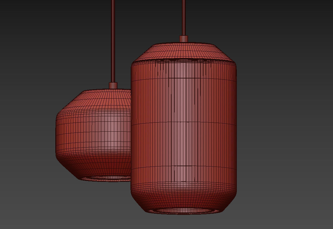 LEE BROOM CHAMBER PENDANT LIGHT LARGE and SMALL 3D model_7