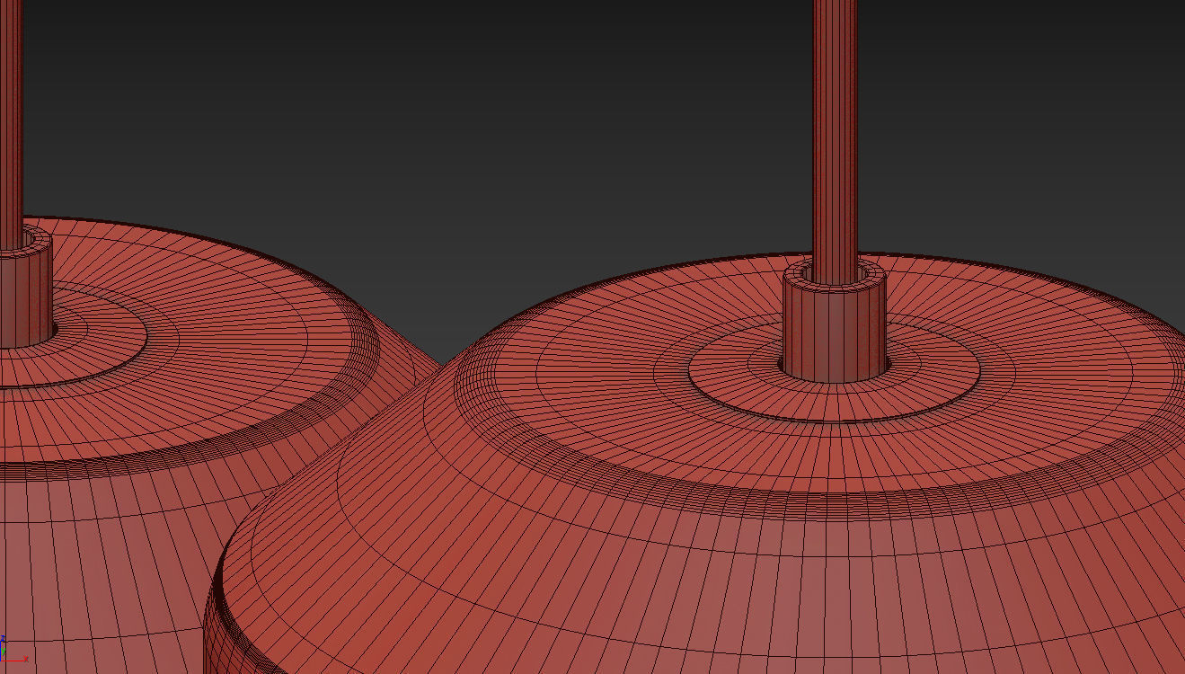 LEE BROOM CHAMBER PENDANT LIGHT LARGE and SMALL 3D model_5