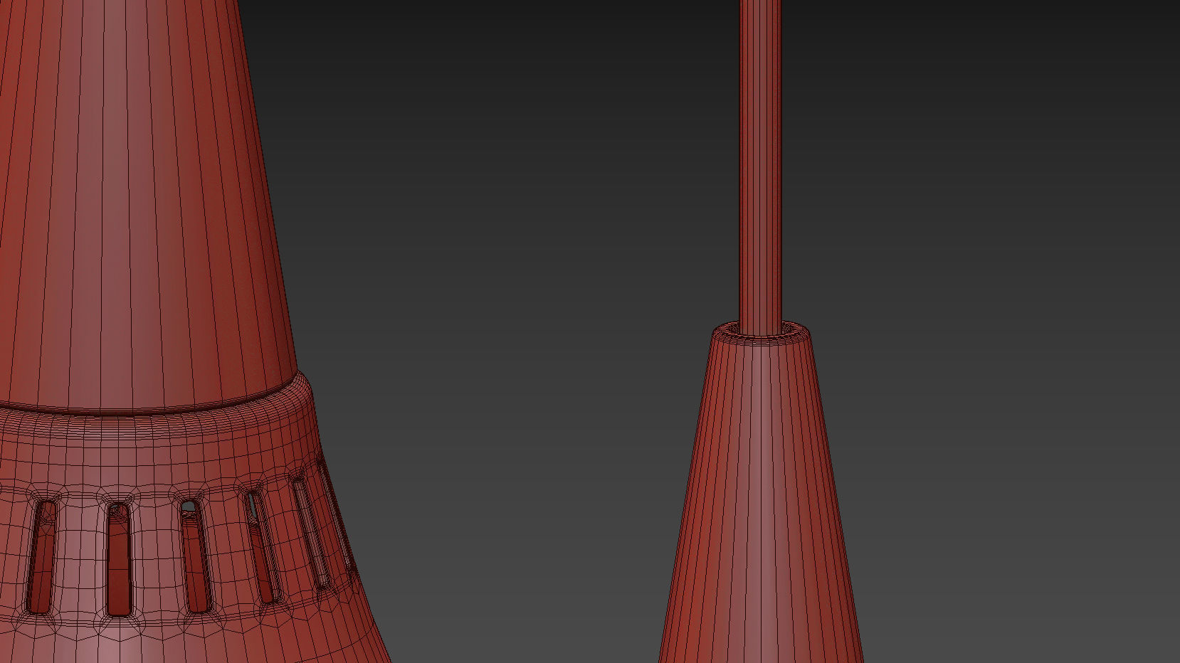 FRITZ HANSEN ORIENT BLACK PENDANT LIGHT 3D model_5