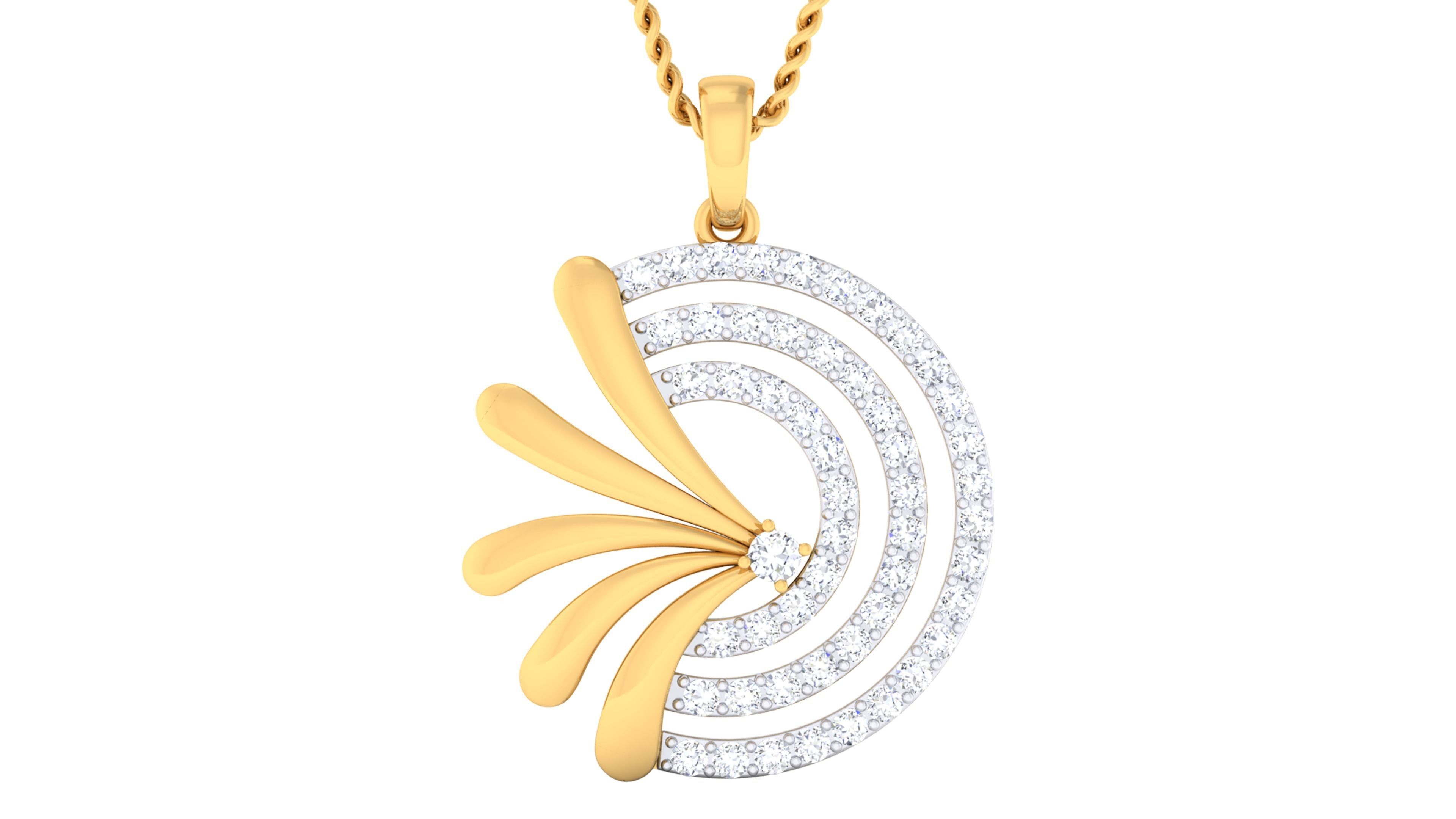 Women pendant earrings set 3dm mgx render detail  3D print model_8