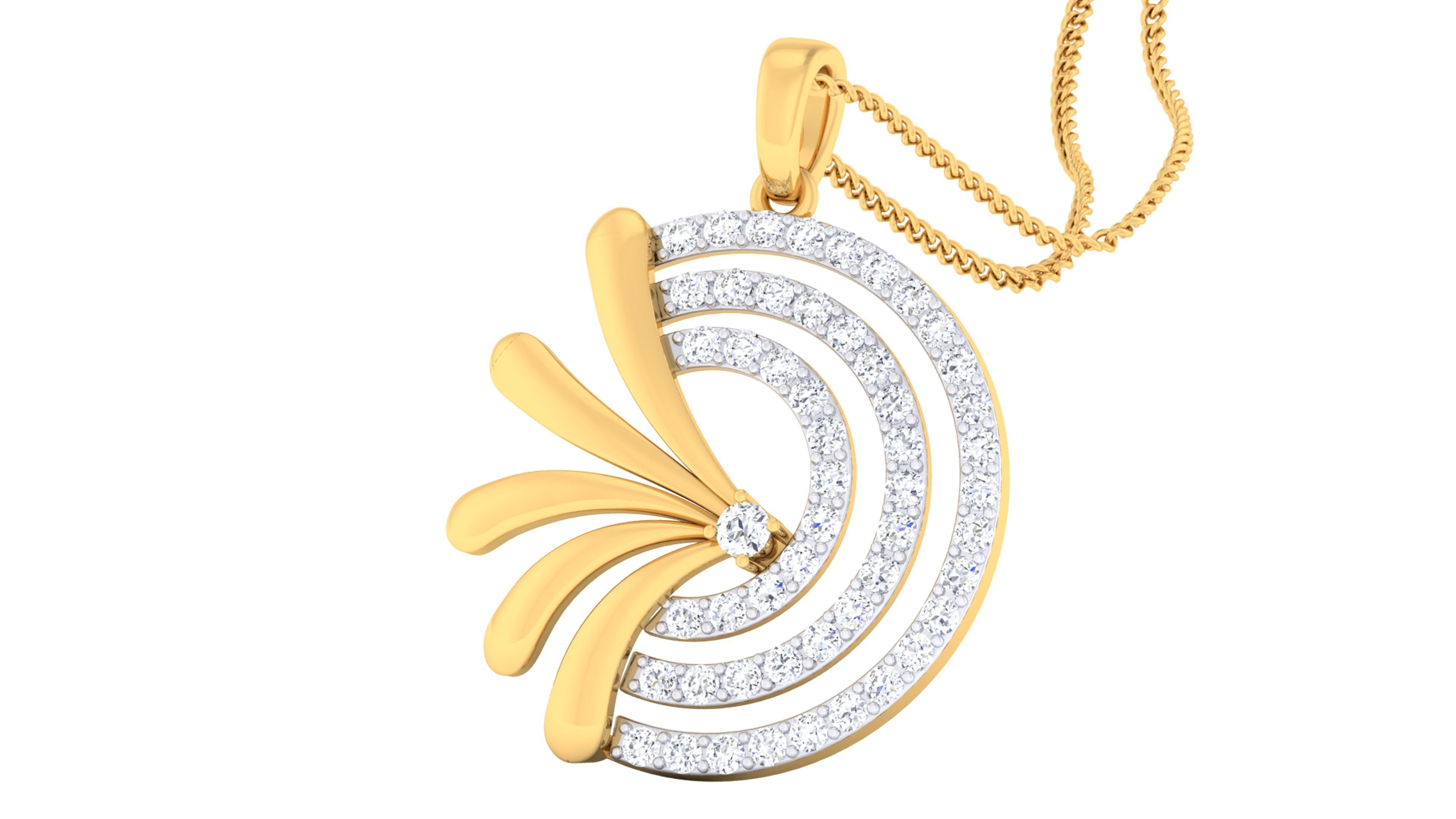 Women pendant earrings set 3dm mgx render detail  3D print model_7