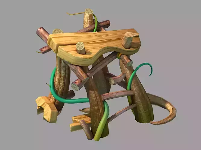 Game Cartoon - Watchtower - Destruction