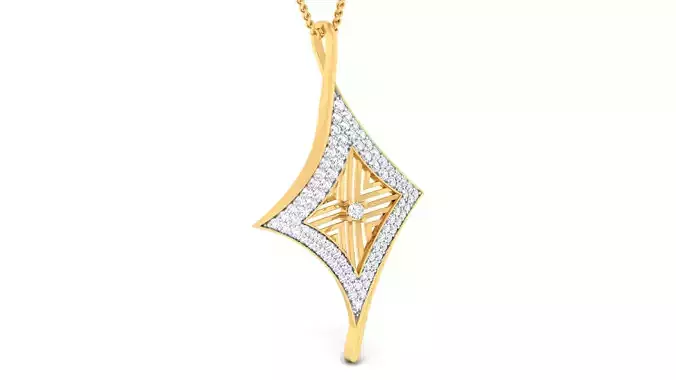 Women pendant earrings set 3dm mgx render detail 
