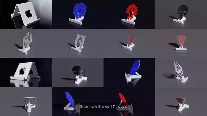 Smarthone Stands  3D Model Collection