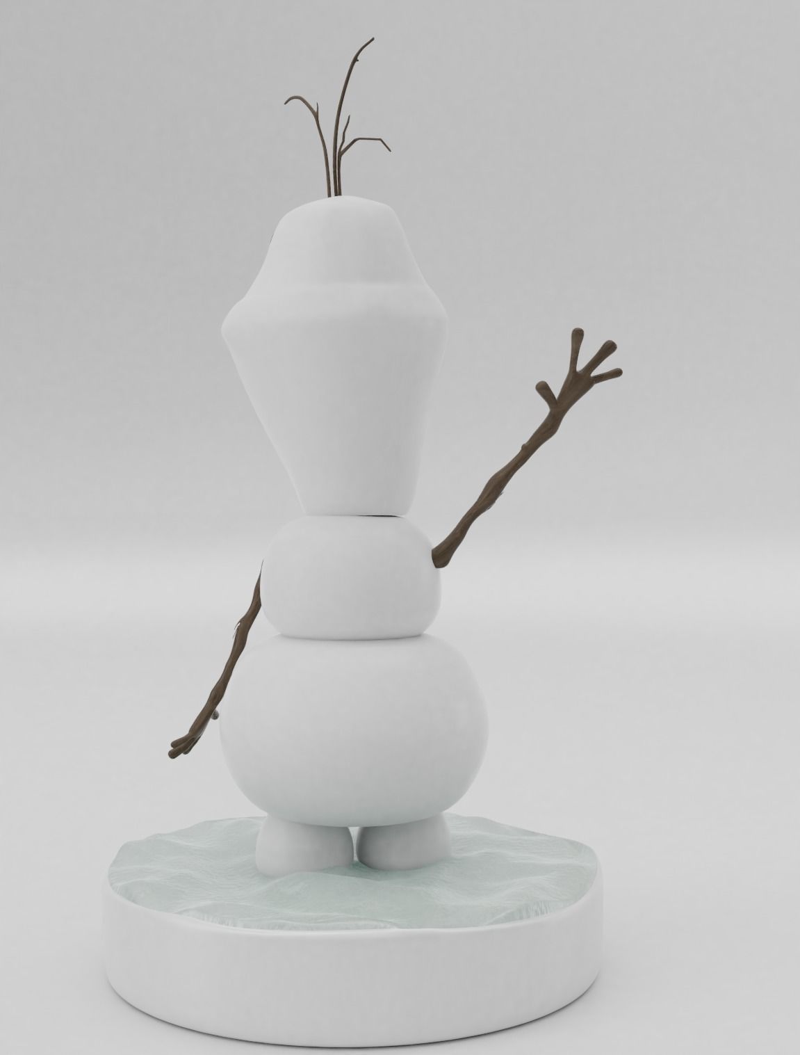 Olaf from FROZEN Snowman 3D print model_2