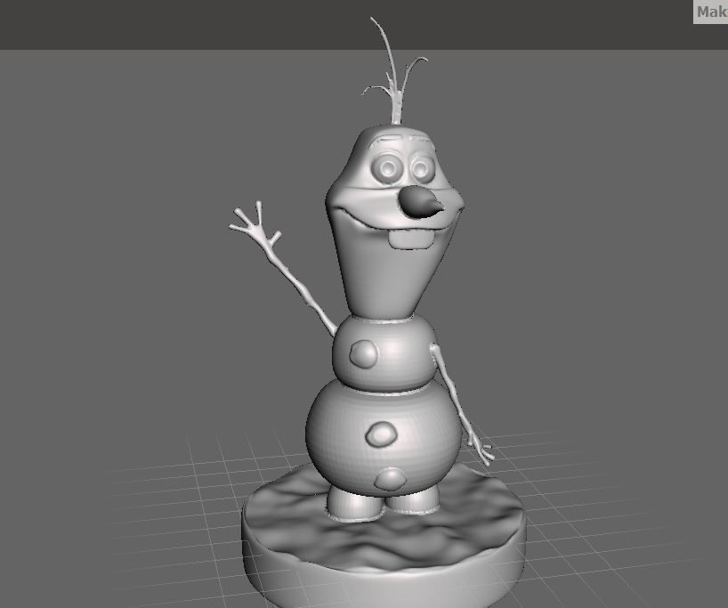 Olaf from FROZEN Snowman 3D print model_1