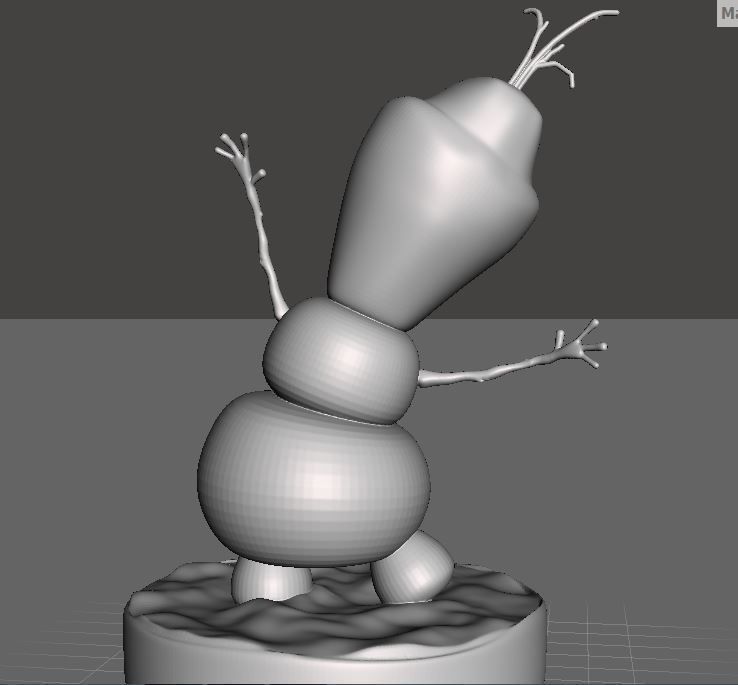 Olaf from FROZEN Snowman 3D print model_7