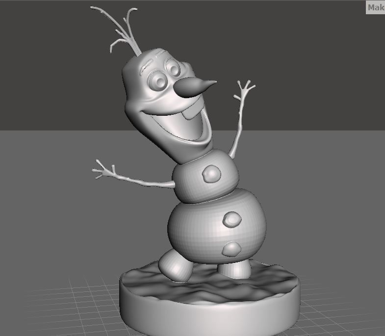 Olaf from FROZEN Snowman 3D print model_5