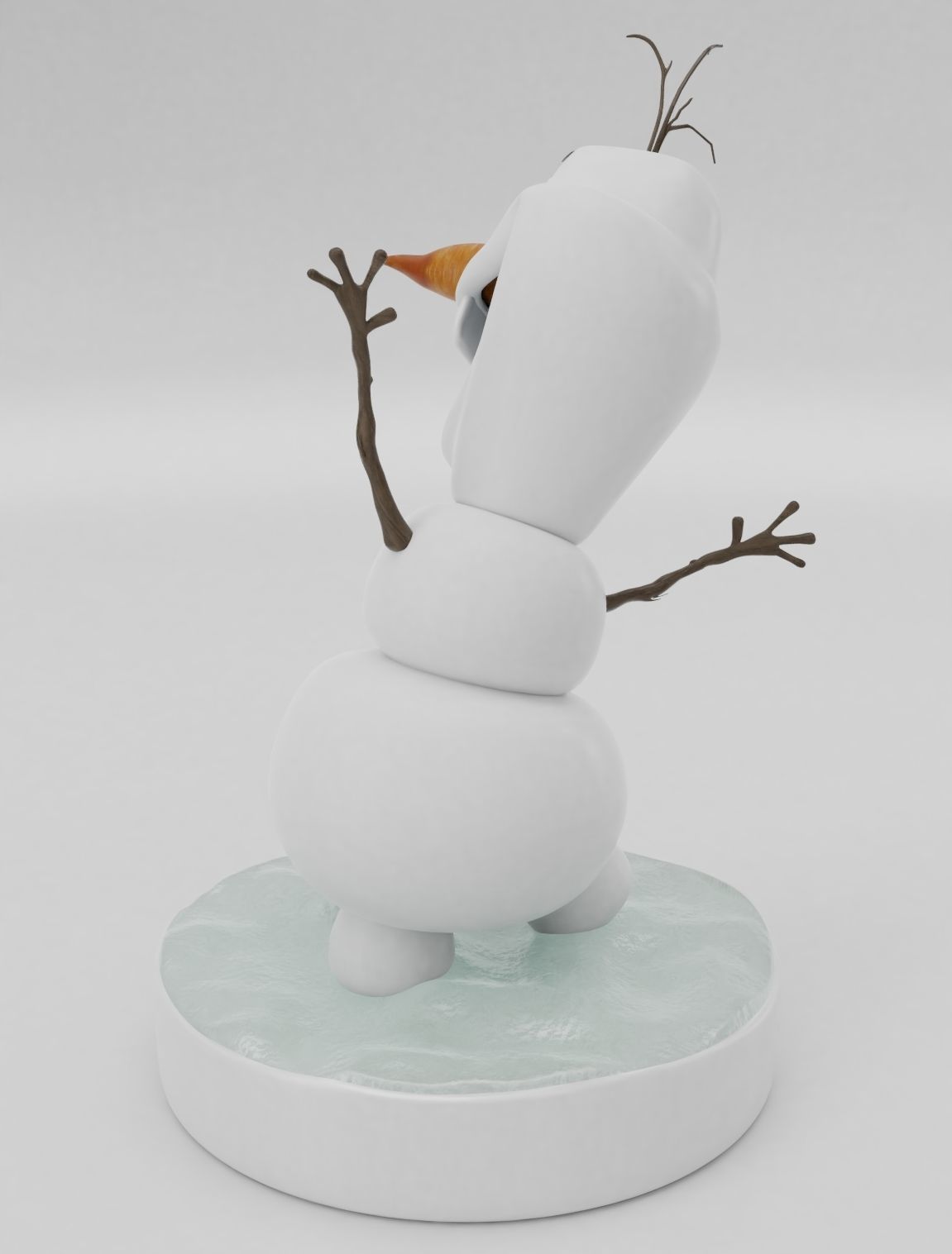 Olaf from FROZEN Snowman 3D print model_6