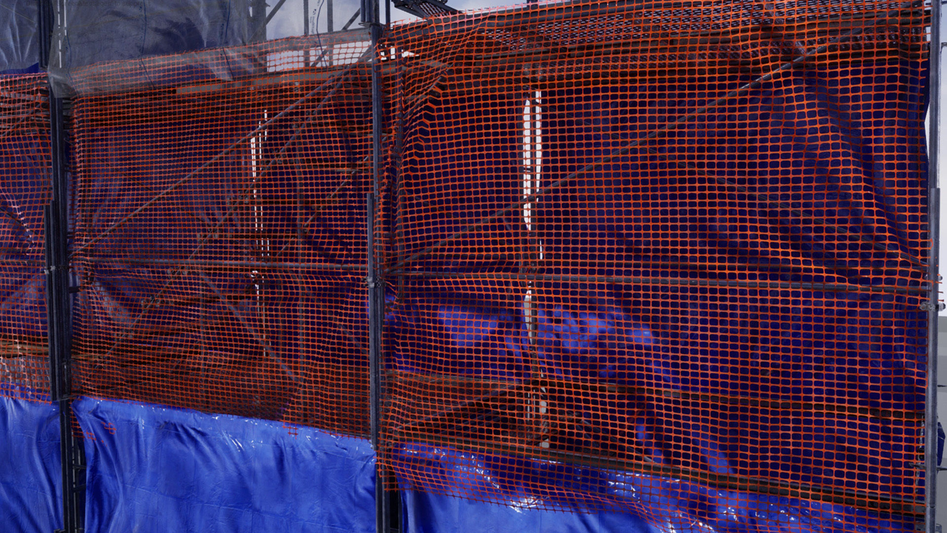 Modular Scaffolding Set Low-poly 3D model_11