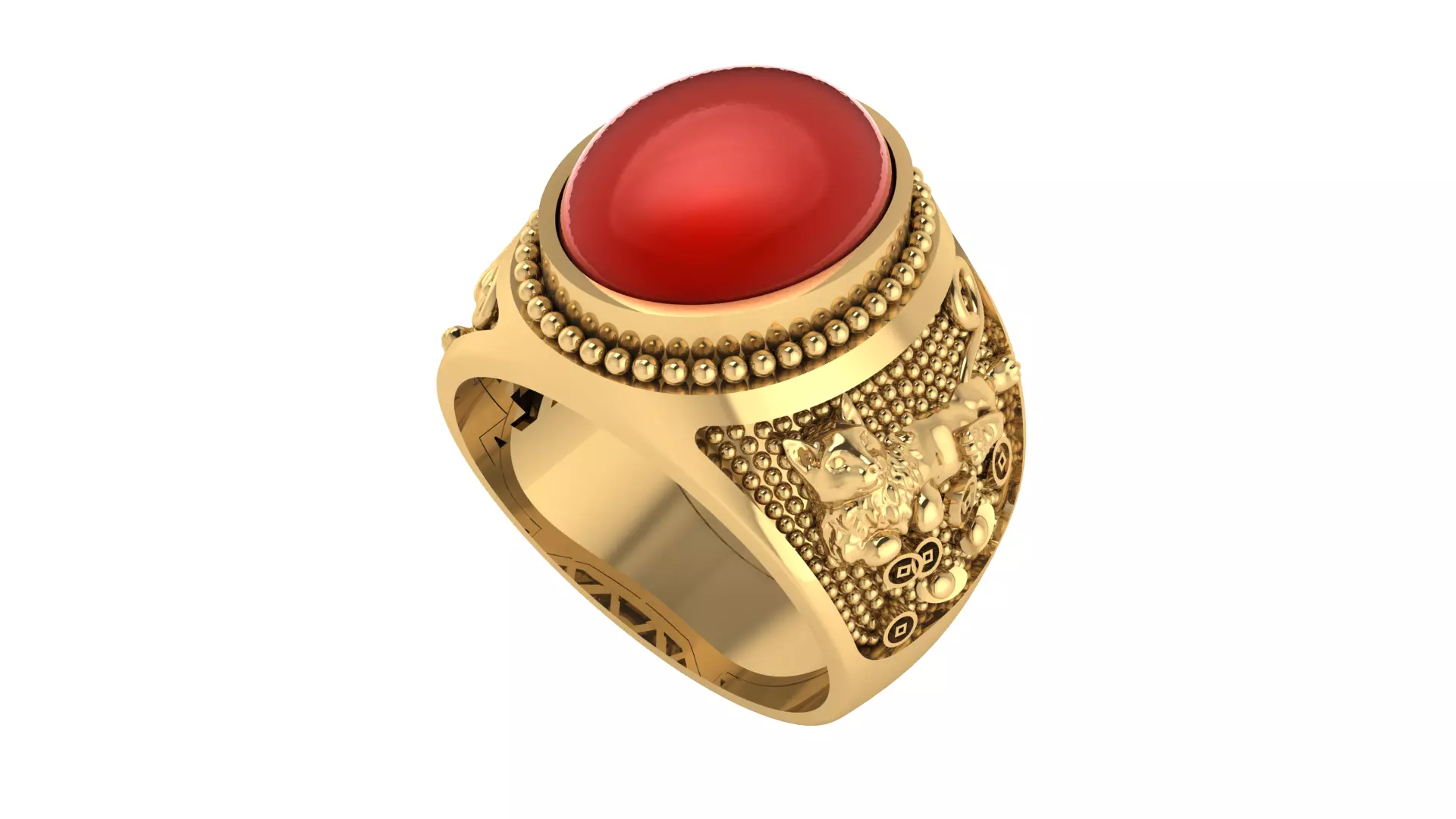 CAT RING - Zodiac ring Free 3D print model