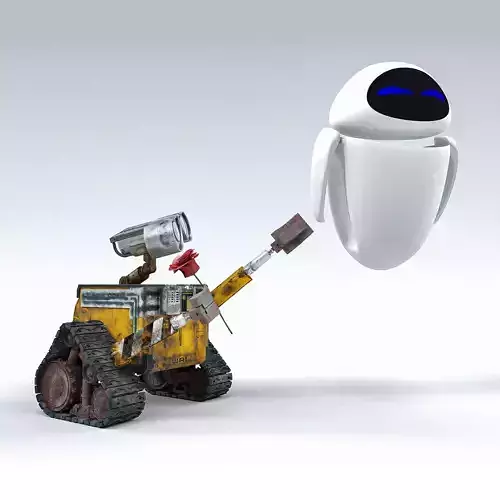 Wall-E Robot 3D model 3D model
