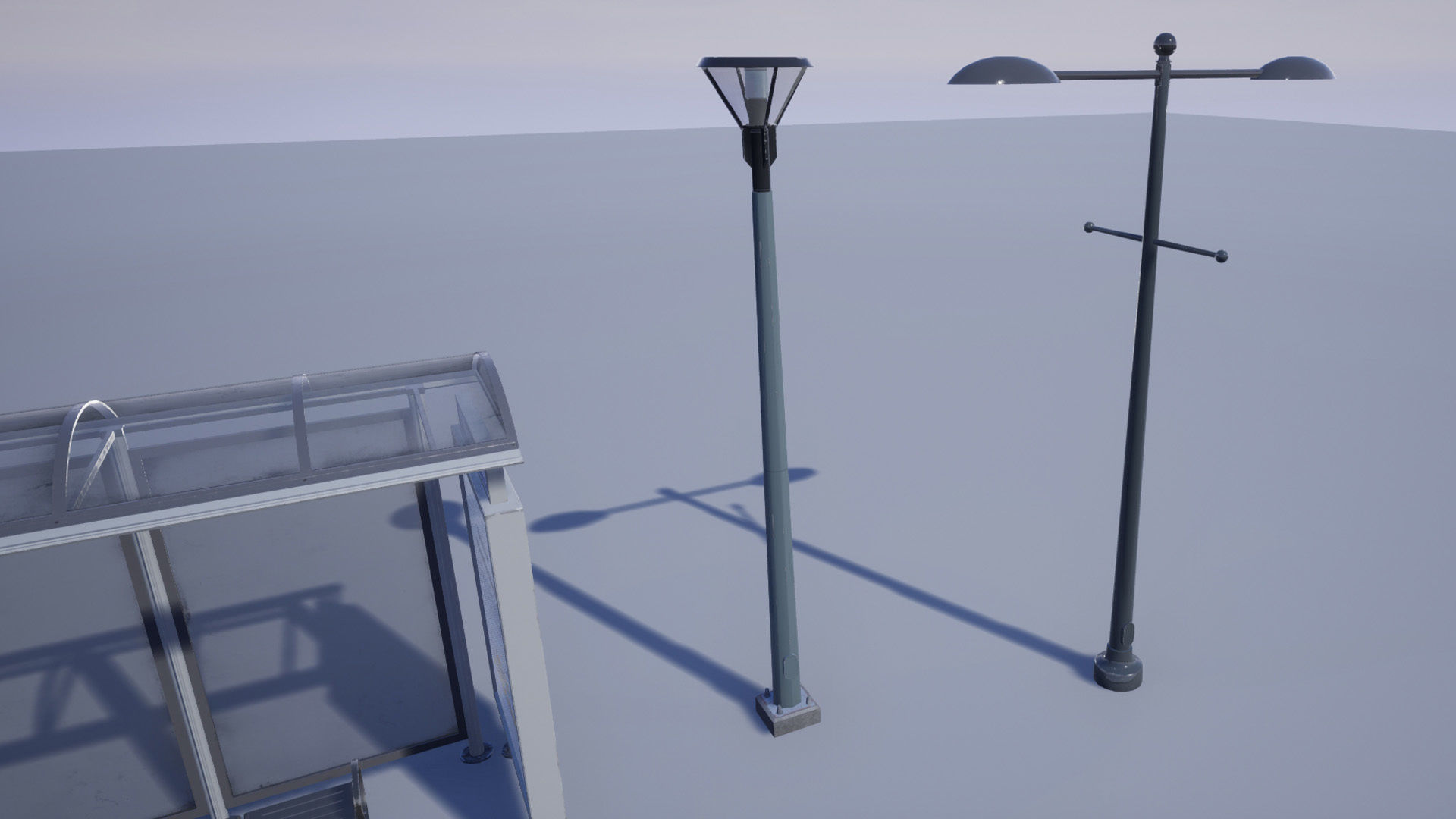Street Prop Collection Low-poly 3D model_4