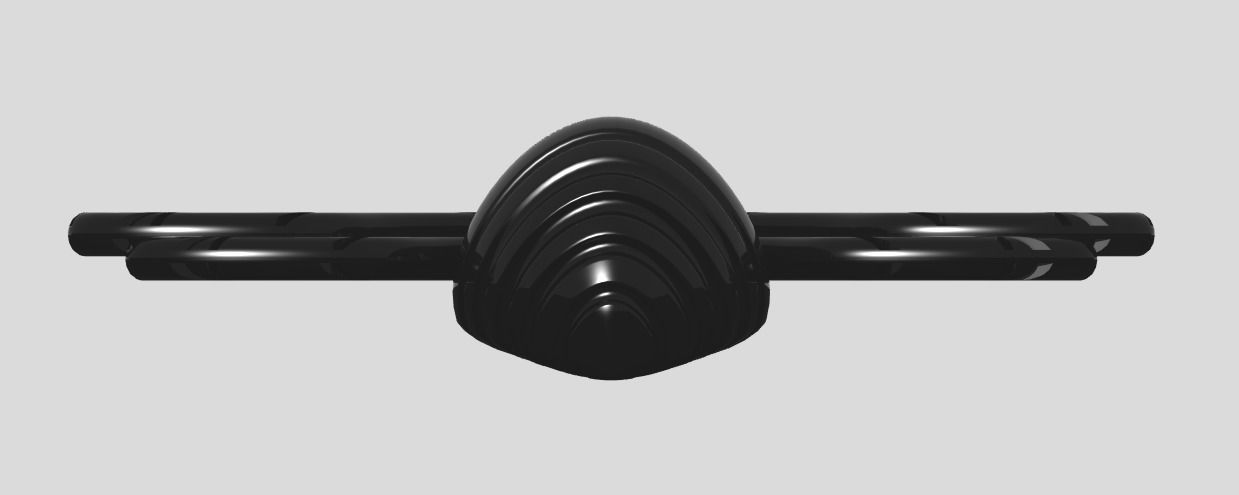 Bee Model gold 3D print model_2