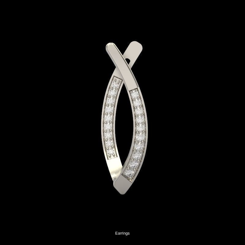 Women Earrings  set 3dm stl CAD 3D Model Collection_23