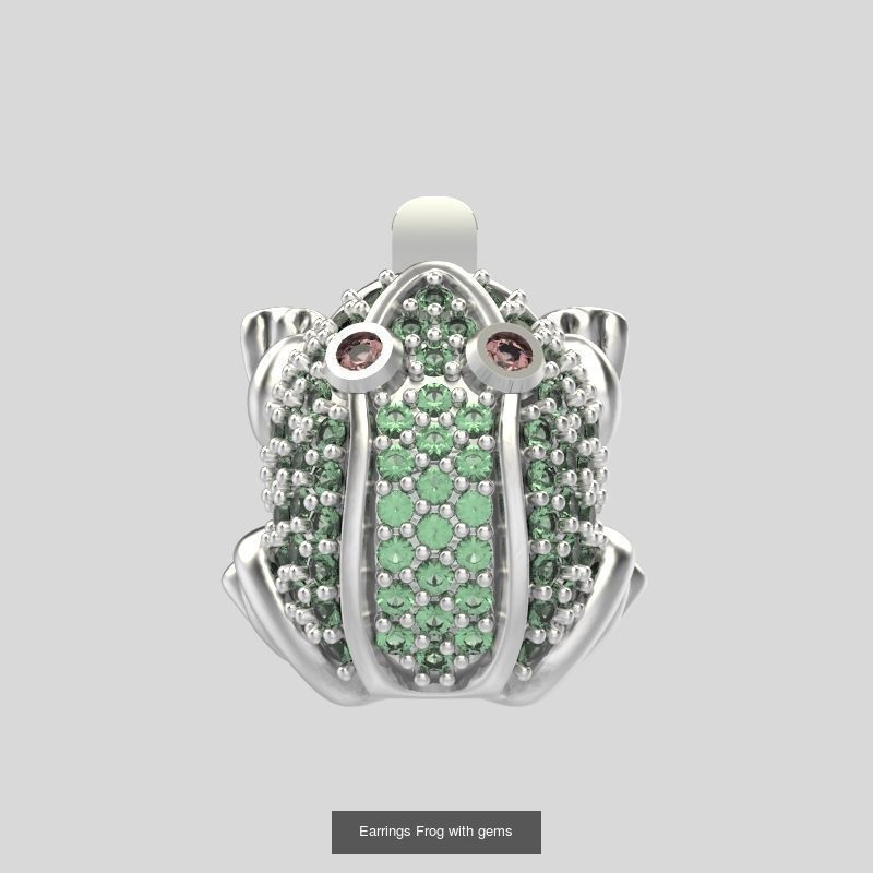 Women Earrings  set 3dm stl CAD 3D Model Collection_21