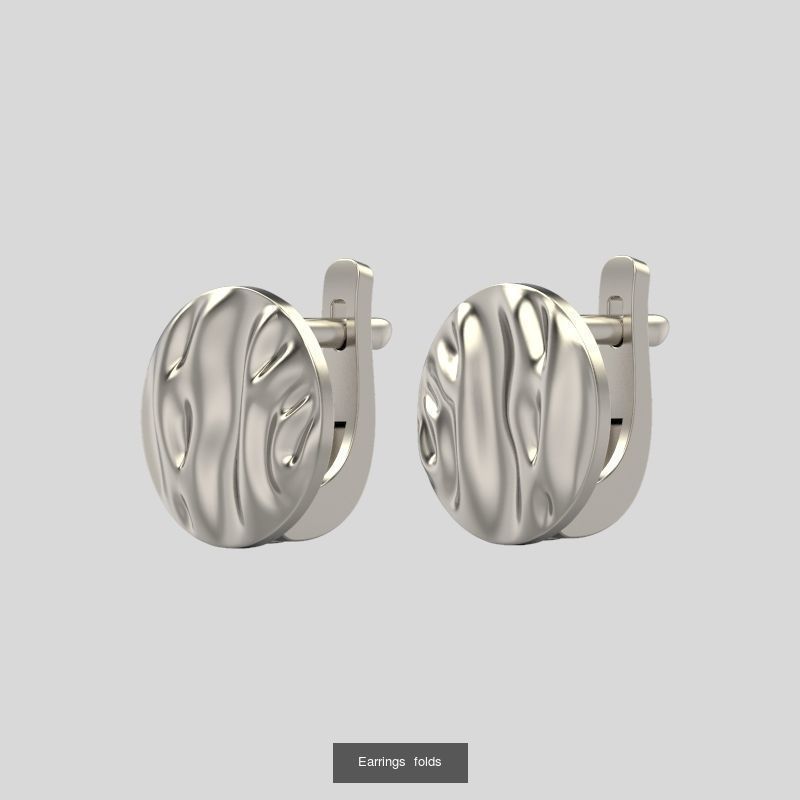 Women Earrings  set 3dm stl CAD 3D Model Collection_27