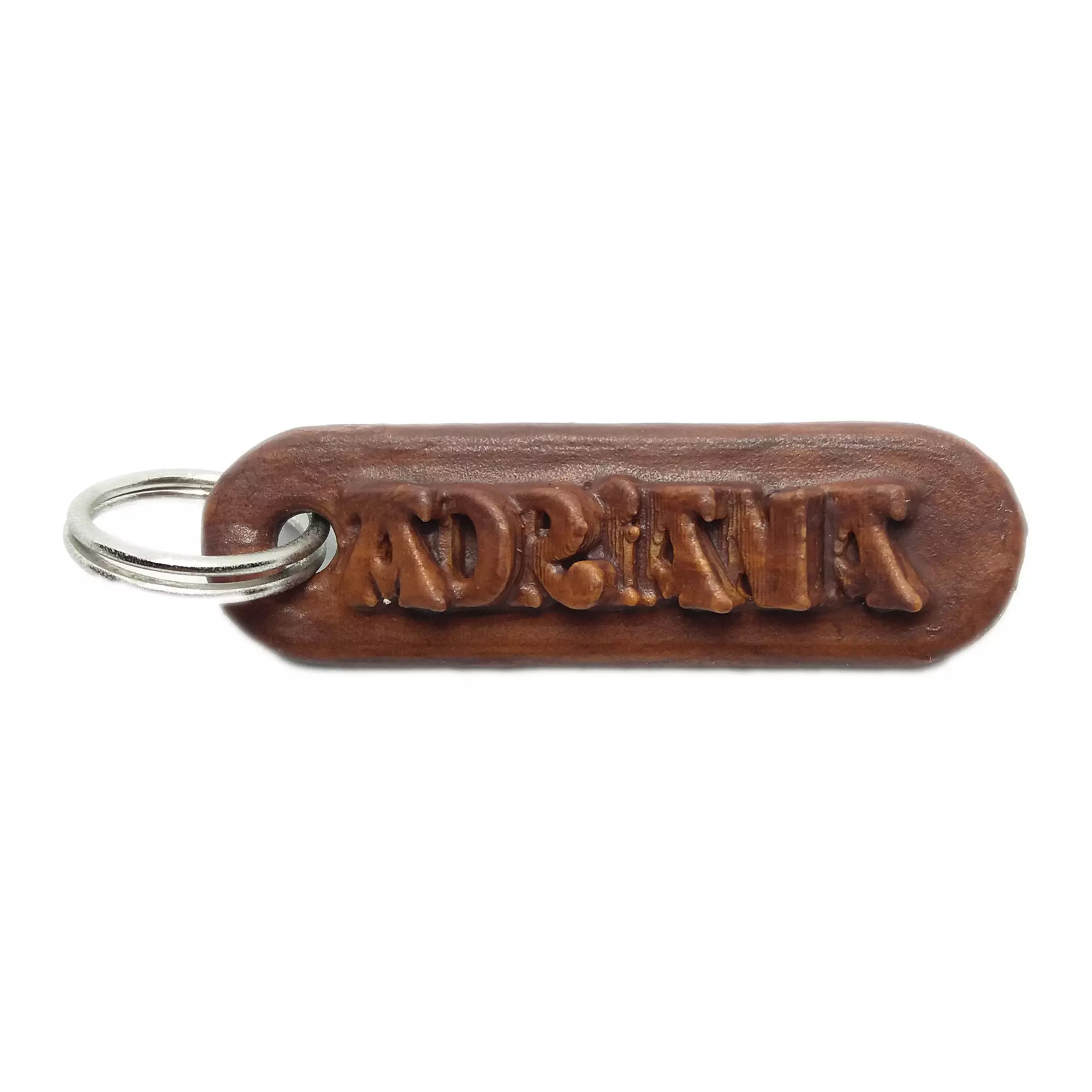 ADRIANA Personalized keychain embossed letters 3D print model