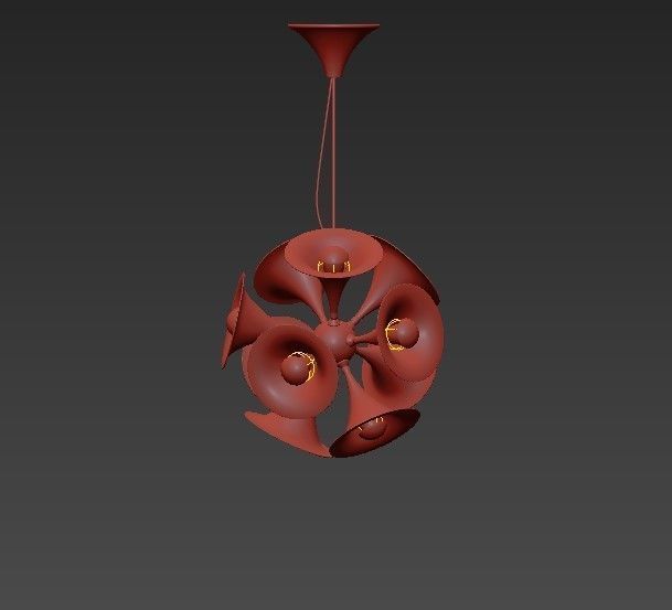 Botti pendant light 3D model_1