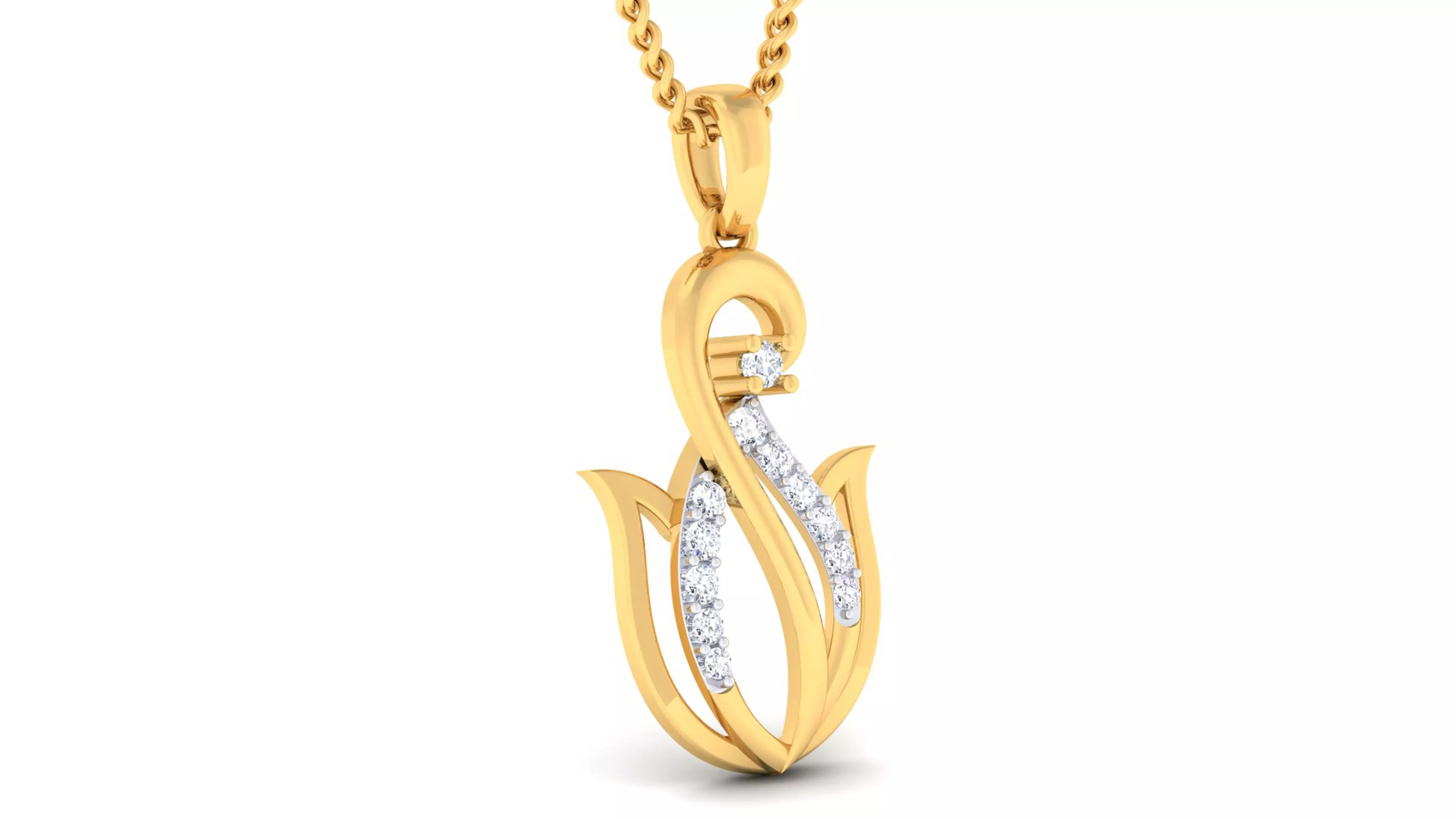 Women pendant earrings set 3dm mgx render detail 3D print model_0