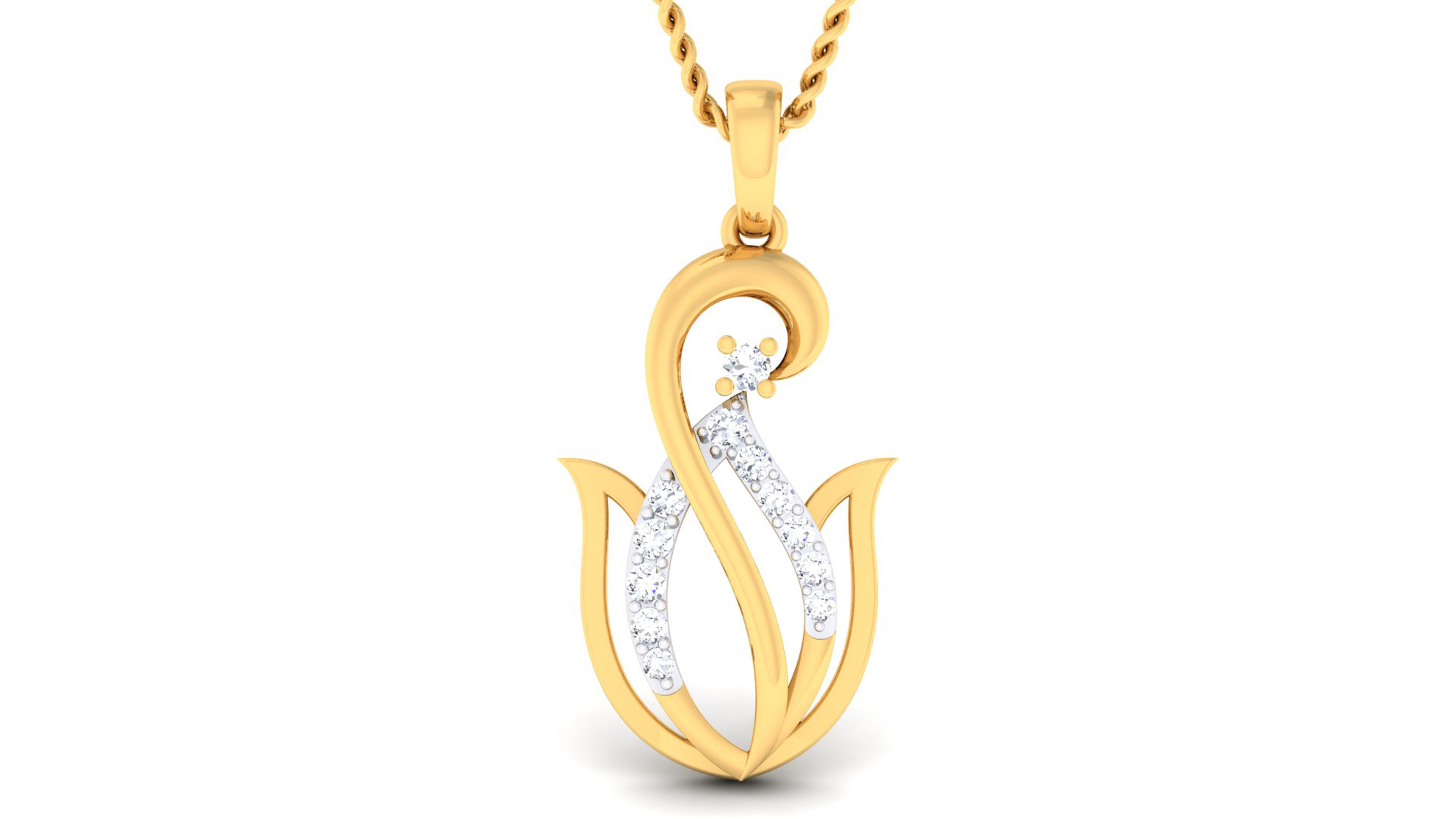 Women pendant earrings set 3dm mgx render detail 3D print model_8