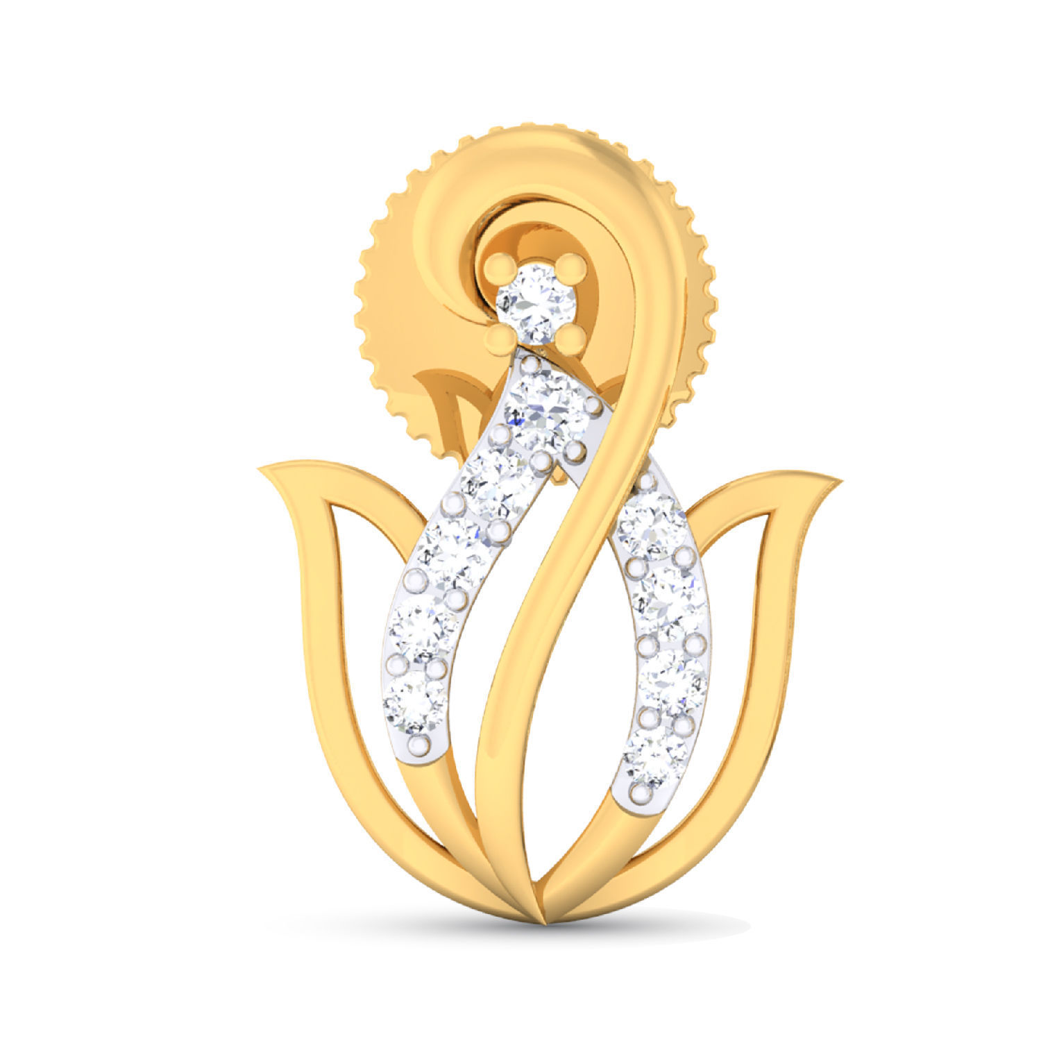 Women pendant earrings set 3dm mgx render detail 3D print model_3